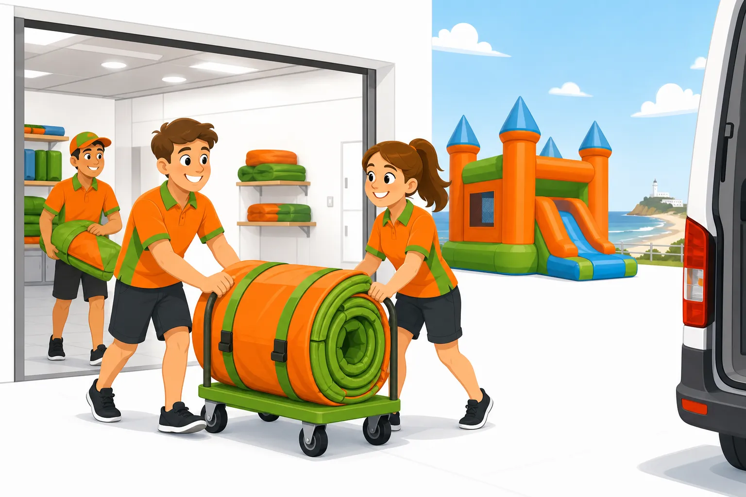 We Deliver and Set Up